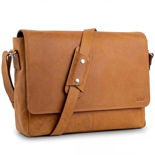 Sac cuir homme 15.6 pouces ordinateur portable travail et école