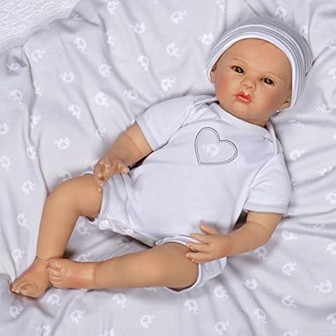 Paradise Galleries Realistic Reborn Baby Doll - 20'' Lifelike Baby Doll in Little Elephant Swaddle, 5-Piece Gift Set for Ages 3+ Cover