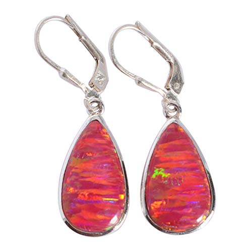 Boucles d'oreilles opale de feu, le reflet de vos émotions