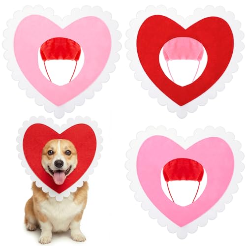 Abbylike 3 Pcs Valentine's Day Dog ​​Costume...
