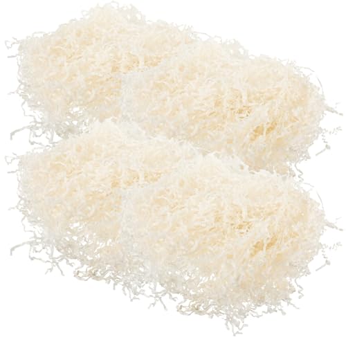 Papier déchiqueté blanc froissé Cabilock pour le remplissage de vos boîtes cadeaux de Noël