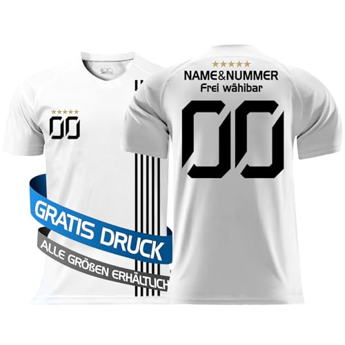 Coolsterster Deutschland Trikot EM 2024 Personalisiertes Fußball Shirt mit...