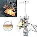 Seaming Machine, Professional 4 Thread Serger Overlock Sewing Machine 4-Line w/Foot Controller, 1200 stitches/minute overlocking machine FN2-4D+Pead