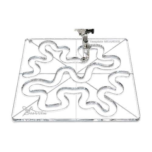 Meander Quilting Ruler Template for Sewing...