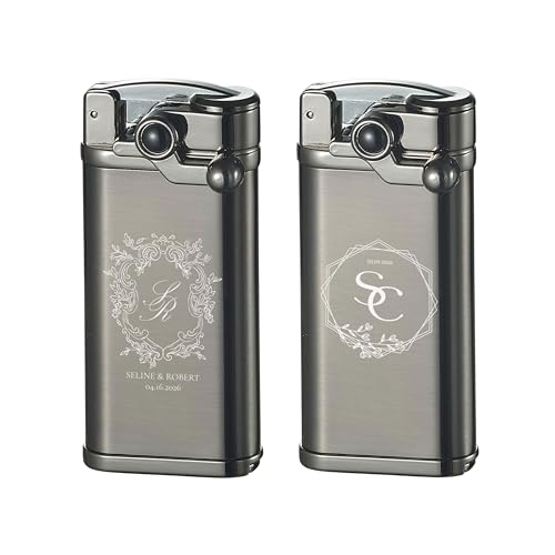 Encendedor Visol Gunther una llama Gunmetal miniatura 5