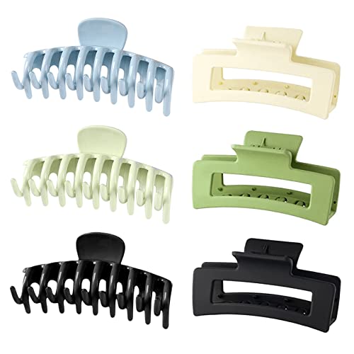 VidFair Lot de 6 grandes pinces à cheveux antidérapantes pour femme et fille Cover