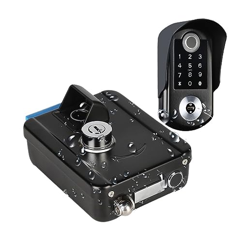 W1 Double Smart Fingerprint Lock Tuya APP Smart Door Lock Outdoor Gate Waterproof IPX6 Digital Electronic Lock Fingerprint Door Locks,Digital Door Locks,Intelligent Door Locks,Keyless Entry Door Locks