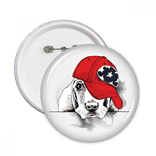 Badge aquarelle pour chien pour balades stylées