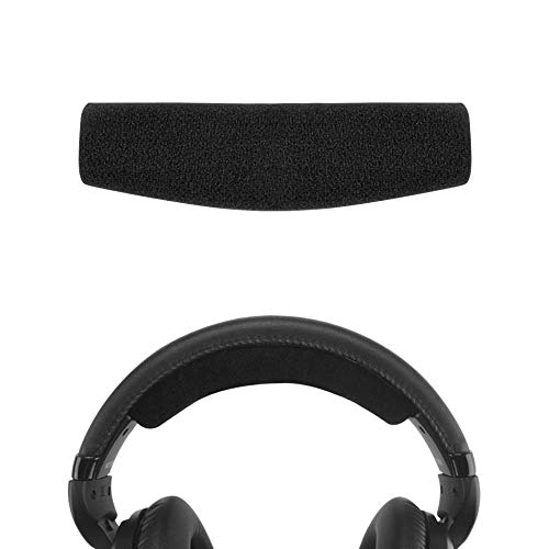 Geekria Velour Headband Pad Compatible with Sennheiser HD 598/598SE/598CS/595/569/559/558/555/518/515 Game ONE PC360 PC373D, Headphones Replacement Band (Black)
