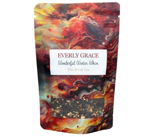 Everly Grace Wonderful Winter Whim – Té Negro Orgánico con Especias de Invierno, 80 g – Con Jengibre, Canela y Trozos de Manzana – Elaborado artesanalmente en pequeños lotes en Augsburgo Everly Grace Wonderful Winter Whim – Té Negro Orgánico con Especias de Invierno, 80 g – Con Jengibre, Canela y Trozos de Manzana – Elaborado artesanalmente en pequeños lotes en Augsburgo