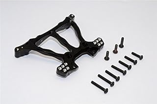 GPM For Traxxas Slash 4X4 / Stampede 4X4 VXL/Deegan 38 Fiesta ST Rally Upgrade Parts Aluminum Rear Shock Tower - 1Pc Black