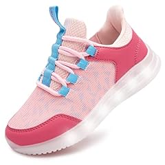 Light Pink Girls Light Up Shoes