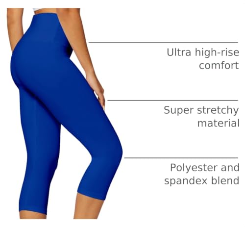 Image of Conceited High Waisted Ultra Soft Leggings for Women - Full Length, Capri Length and Biker Shorts - Available in Plus Size
