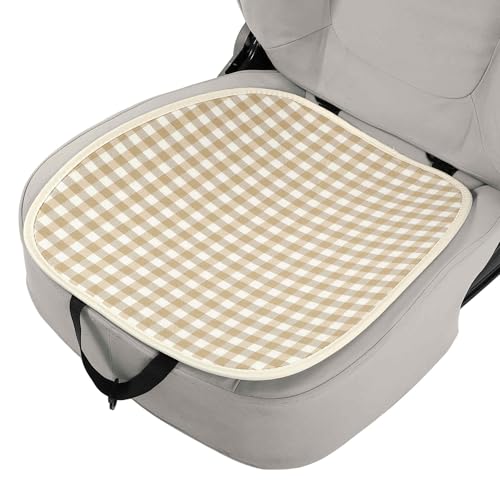 FUELHOOD 車用シートカバー ブラウン 綿製 ユニバーサルサイズ 1枚