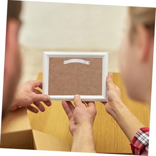 Image of 100pcs Picture Frame Backing Clips Sturdy Spring Clips for Securely Hanging Photos Versatile Hardware for Home Office and Gallery Use