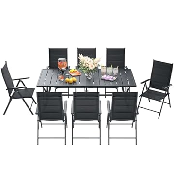 foldable outdoor dining table and chairs