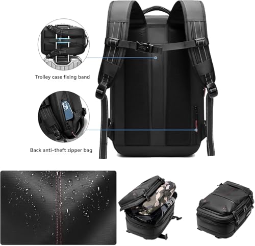 AirSeal Pro – Vacuum Compression Travel Backpack,Air Seal Pro 60L Expandable Vacuum Seal Backpack,for Traveling (Blue with Electric pump)4