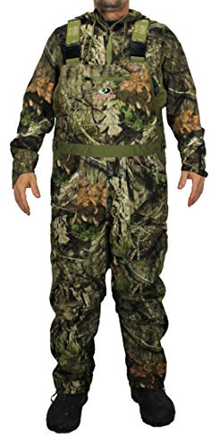 EHG Elite Sierra All Season Waterproof 3-N-1 Camo Hunting Bib with Removable Insulated Liner (MO Break Up Country, 2XL)