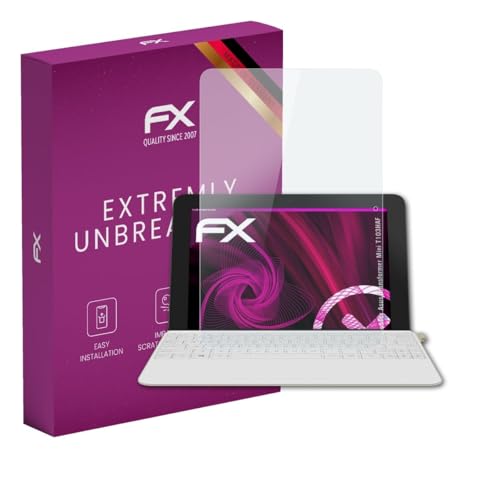 atFoliX Lámina Protectora de plástico Cristal compatible con Asus Transformer Mini T103HAF Película Vidrio, 9H Hybrid-Glass FX Protector Pantalla Vidrio templado de plástico