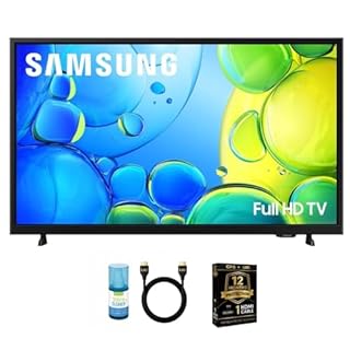 Samsung 40-Inch Smart LED TV Bundle - Full HD 1080p, HDR, Bluetooth, w/ 12 Month CPS Protection, AUX HDMI Cable, and Screen Cleaning with Microfiber Cloth.