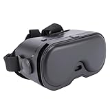Asixxsix VR-Headset, 120° FOV 3D-VR-Brille mit Bluetooth-Controller, Verstellbares Kopfband, Virtual-Reality-Headset, Kompatibel für Telefon, Filme, Videospiele (Black)