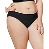 Just My Size Women's Plus Size 5-Pack Ultra Soft Bikini, Assorted Colors, 11