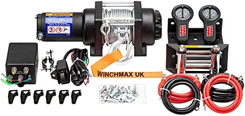 WINCHMAX Windenhaken – Geschmiedet 3/8 Zoll G70 Stahl, Für Winden Bis 14.000 Lbs, Mit Sicherheitsriegel & Handschoner