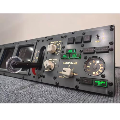 Image of Toyvanta B737 Desktop MIP Simulator Panel for MSFS2020 /2024, X-Plane - Compatible with PMDG737, Zibo737, High-Resolution Display, Realistic Feedback, and Full Lighting Control