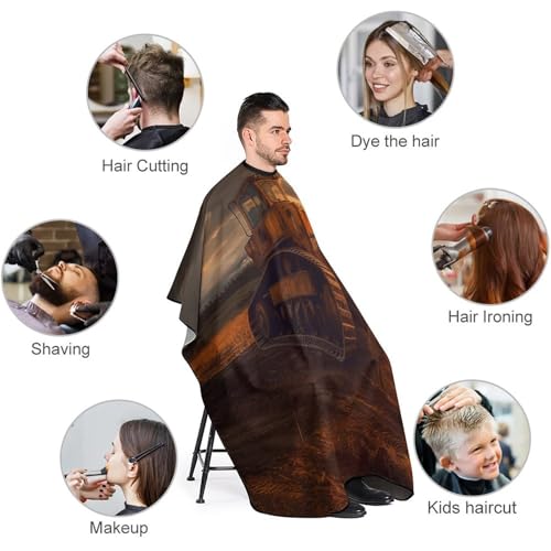 Capa para Corte de Cabello Bulldozer Evening Unisex miniatura 3
