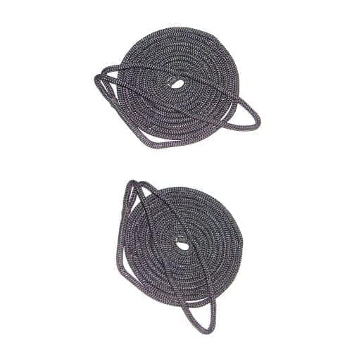 5040961 2 Pack of 3/8 Inch x 6 Ft Double Braid Nylon Fender for Boats 50-40961