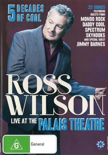 Disco musical de Ross Wilson Live de importación directa de Australia en versión original