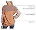 Dokotoo Plus Size Tops for Women Fashion Clothing Crew Neck Long Sleeve Thanksgiving Shirts for Women Fall Outfits 2025 Casual Comfortable Color Block Sweatshirt Knitted Tunics Blouses Khaki XX-Large