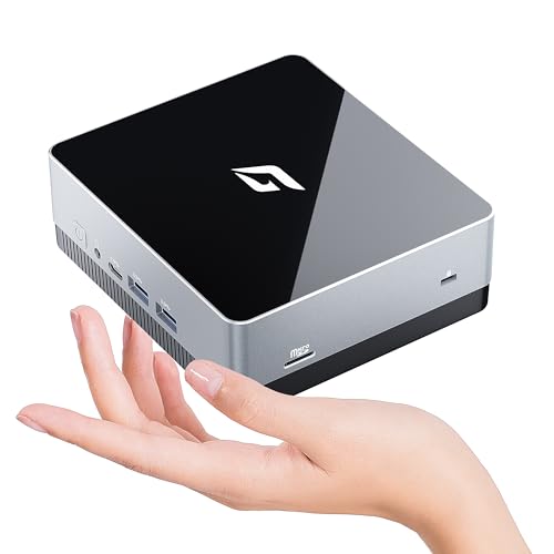 Image of CyberGeek Nano J1 Linux Mini PC, Intel N5095A Quad-Core, 16GB RAM, 128GB PCIe SSD, 4K Dual Display, WiFi, Type-C, RJ45, VESA, Ubuntu OS