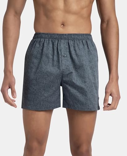 Image of Jockey 8222 Men Super Combed Mercerized Cotton Woven Printed Inner Boxers with Ultrasoft and Durable Inner Waistband (Pack of 2, Colors & Prints May Vary)