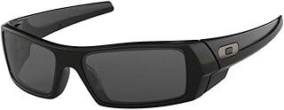 Oakley Gascan OO9014 03-471 Polished Black/Grey Sunglasses+Oakley Leash
