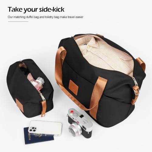 Image of Coolife Luggage Set 3 Piece Luggage Set Carry On Suitcase Hardside Luggage with TSA Lock Spinner Wheels, Black, 3 piece set (DB /TB /20)