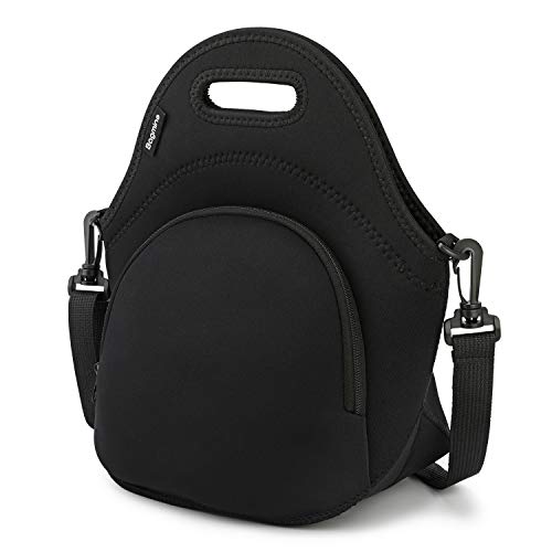Neoprene Lunch Bag, Bagmine Neoprene Lunch Tote Bag Insulated Lunch Box with Adjustable