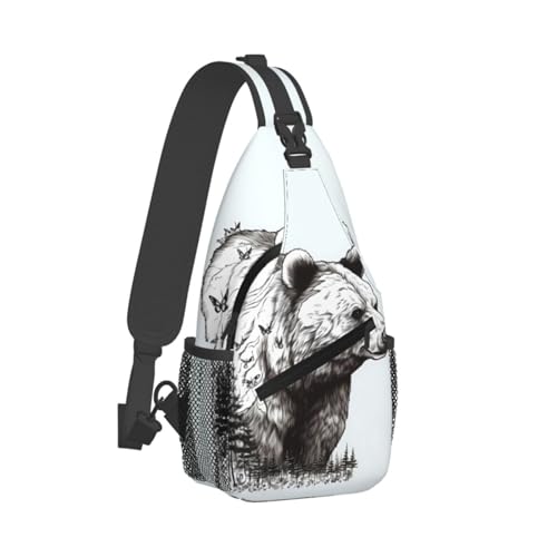 Bolso de Pecho Cruzado para Hombre, Mochila Sling miniatura 2