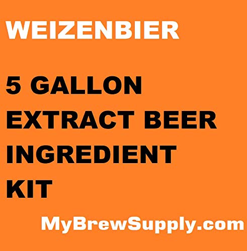 Weizenbier Homebrew 5 Gallon Beer Extract Ingredient Kit By My Brew Supply