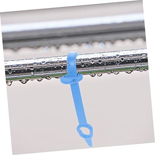 Yardwe 20 Stück Regenschirm-Blauer Kleiderbügel Multifunktionale Handtuch-Kratzgriffe Kleidung Anti-Reißverschluss Kein Strandhaken Winddicht Rutschfest Werkstatt-Krawatten Für – Bild 3