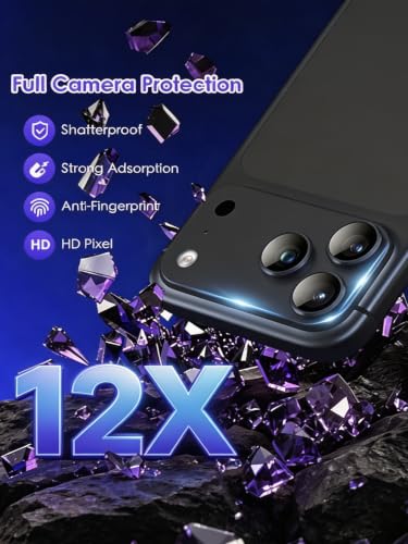 Kanosan for iPhone 18 Pro Max Camera Lens Protector Titanium Black - image 3