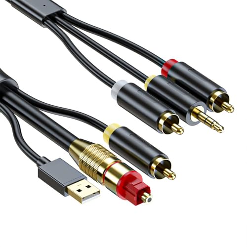Convertidores de fibra óptica con cable alto para audio sin pérdidas