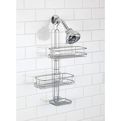InterDesign 69286EU Linea Serviteur de Douche Ajustable Argent
