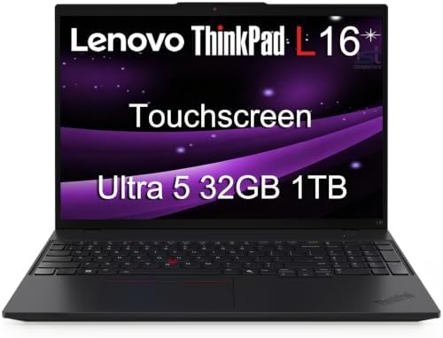 Lenovo ThinkPad L16, 16" Touchscreen, Ultra 5 225U, 32GB DDR5, 1TB SSD