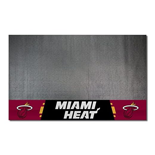 FANMATS 14210 NBA Miami Heat Grill Mat