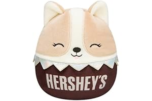 Squishmallow Official Kellytoy Disney Characters Squishy Plush Regina Corgi Hershey Plush
