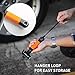 Stinger Super Duty Car Emergency Escape Tool, Hardened Carbon Steel Vehicle Safety Hammer, Spring Loaded Window Breaker, Razor Sharp Seat Belt Cutter, Life-Saving Rescue Tool (Combo 2 pcs Orange)