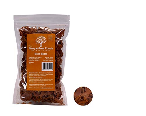 Hojas frescas de maceta (Macis) Plantation Paquete grande que se puede volver a sellar, 100 g