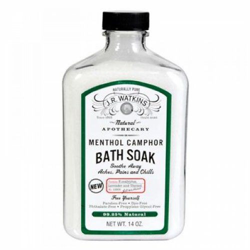 J.R. WATKINS BATH SOAK,CAMPHOR MENTHOL, 14 OZ