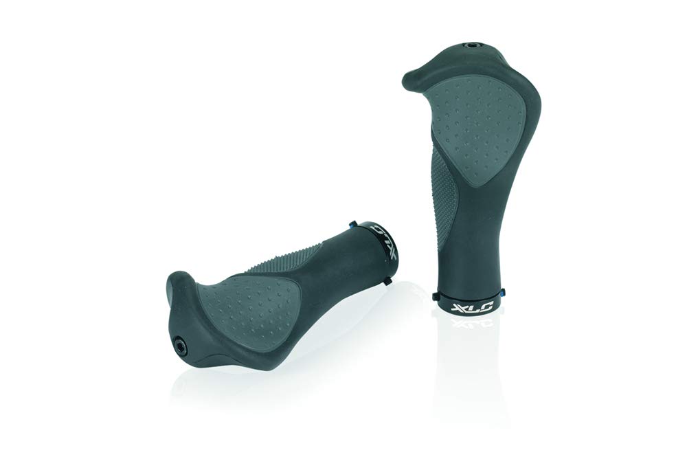 XLC 2501583800 Bike Accessory gr-s22 Set Punos Ergonomic.gel 135mm Neg/gr for cyclists, designed for smooth riding and bike upkeep, 135mm